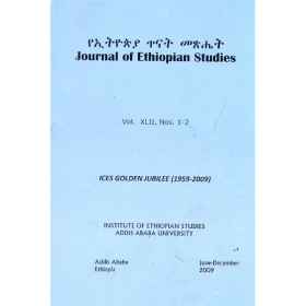 Journal of Ethiopian Studies Vol.XLII, Nos.1-2 (June-December 2009)